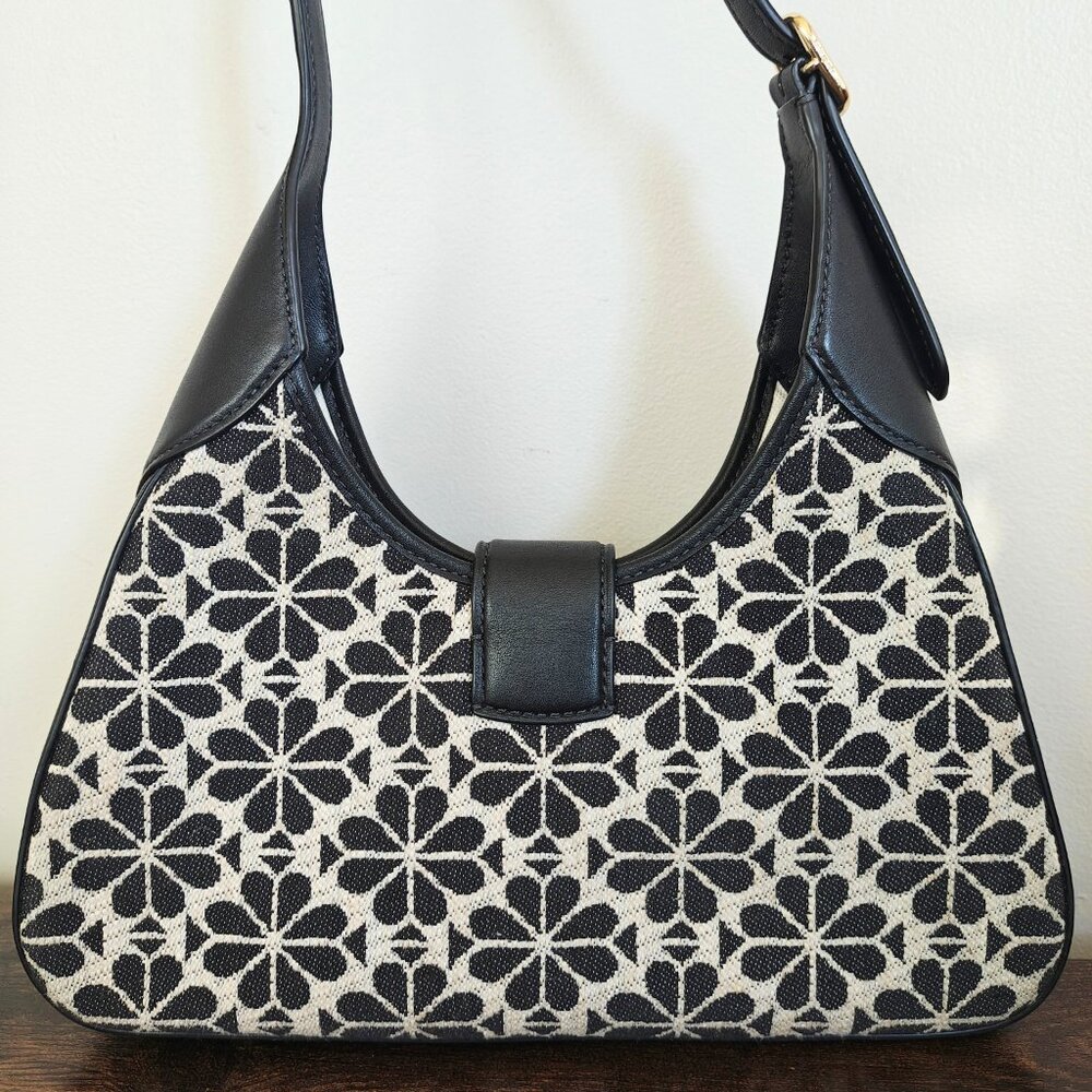 KATE SPADE Flower Jacquard Shoulder Bag - Picture 8 of 15
